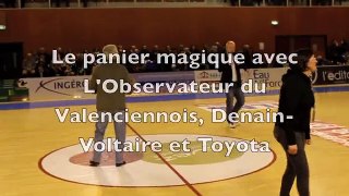 Le jeu du « Panier Magique » avec l'Observateur du Valenciennois, Denain-Voltaire et Toyota
