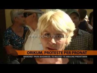 Orikum, protestë për pronat - Top Channel Albania - News - Lajme