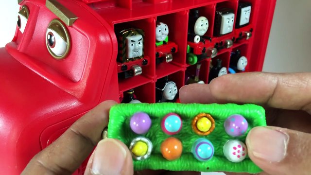 16 Thomas and Friends Die Cast Toy Trains n Disney Cars Toy in a Train Case.