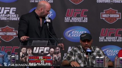 Randy Couture vs James Toney Post Fight Interview