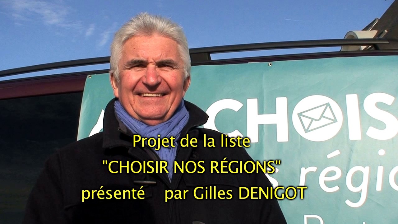 ÉLECTIONS RÉGIONALES "CHOISIR NOS RÉGIONS"