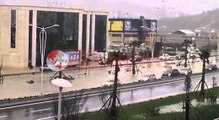 Reshjet e shiut kanë shkaktuar përmbytje dhe në autostradën Tiranë- Durres