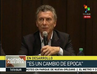 Macri: Argentina vive un cambio de época por resultados de elección