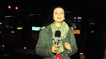 Report TV - Situata në rrugët e kryeqytetit në orët e mbrëmjes pas rreshjeve të shiut