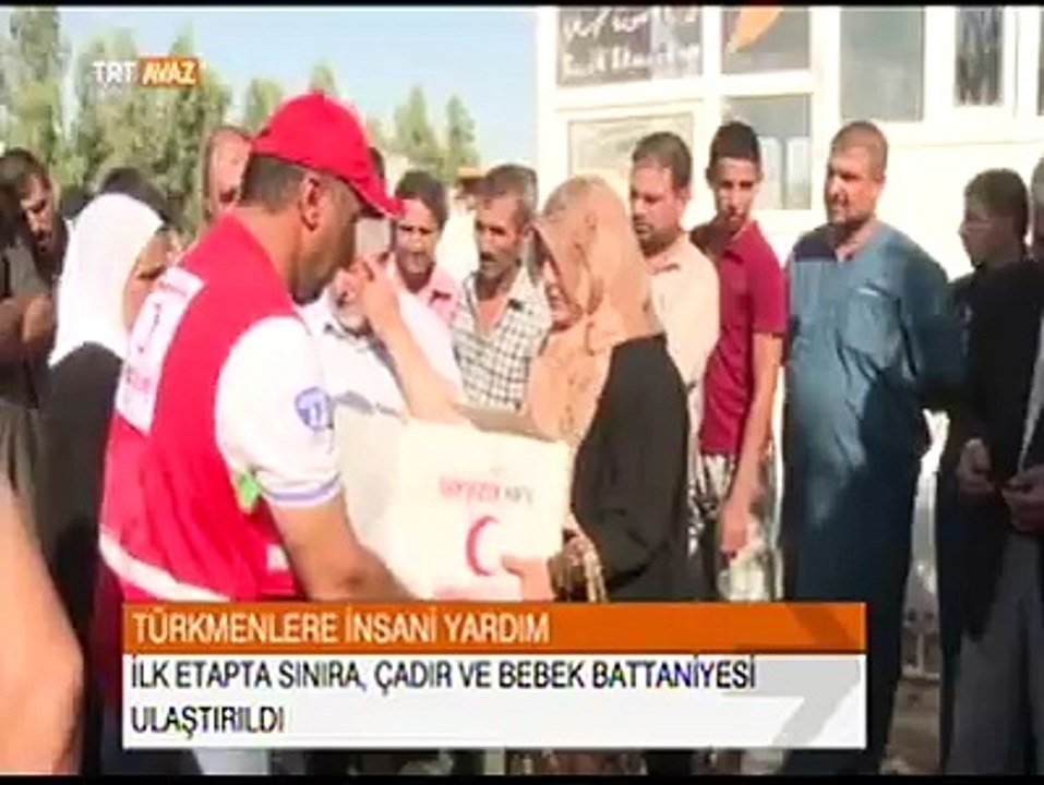 TÜRKMENLERE İNSANİ YARDIM...