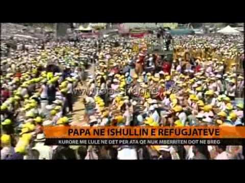 Papa Françesku në ishullin e refugjatëve - Top Channel Albania - News - Lajme