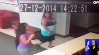 Woman pushed over by a GHOST: CCTV footage captures freaky moment | Ghost Pushes Woman i