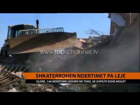 Vlorë, shkatërrohen ndërtimet pa leje - Top Channel Albania - News - Lajme