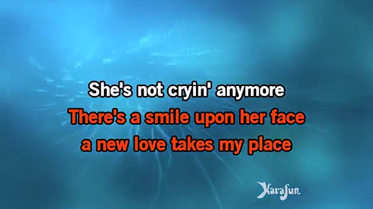 Karaoke Shes Not Cryin Anymore - Billy Ray Cyrus *