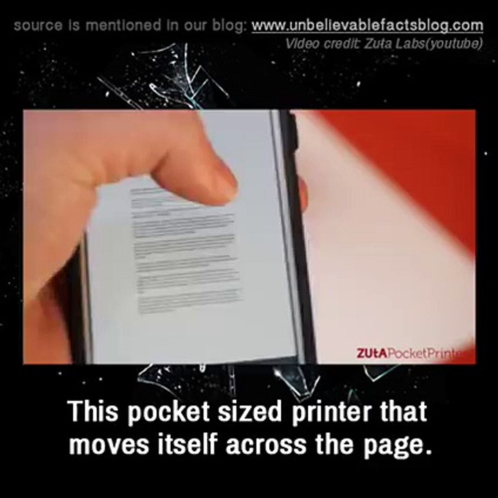 pocket sized printer amazing