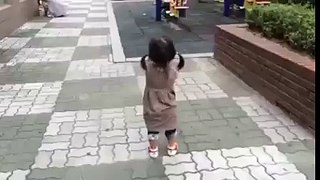 angry little chinese girl