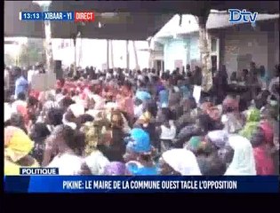 Pikine: Le Maire de la commune Ouest tacle l'opposition