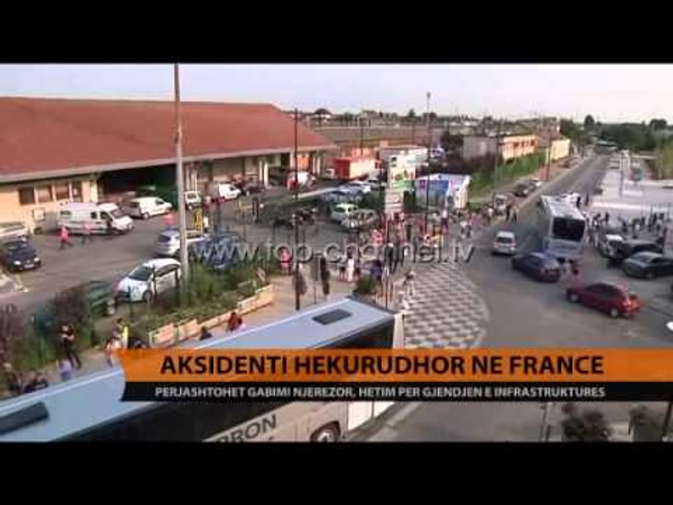 Francë, aksidenti hekurudhor, problem me shinat - Top Channel Albania - News - Lajme