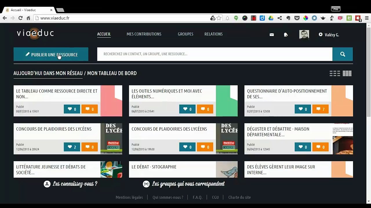 Tutoriel n°3 - ViaEduc - Publier une ressource