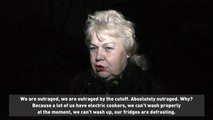 Crimea shows anger at darkness after pylons 'blown up'