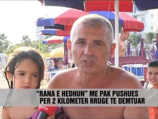 Rana e hedhun, rruga e vështirë për në plazh - Vizion Plus - News, Lajme