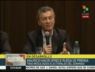 Macri asegura que en su equipo habrá gente que nunca ha hecho política