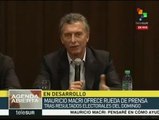 Macri asegura que tendrá gabinete de economía con 6 ministros