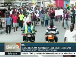 Haití: oposición amenaza con derrocar gobierno recién electo