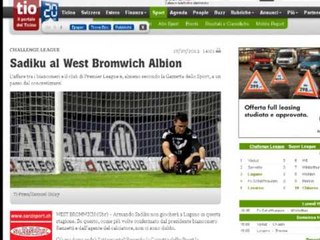 SADIKU NE ANGLI SULMUESI SHQIPTAR PRANE KLUBIT WEST BROMWICH ALBION LAJM