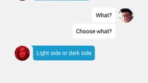Star Wars 7 Google choix cot obscur ou lumineux
