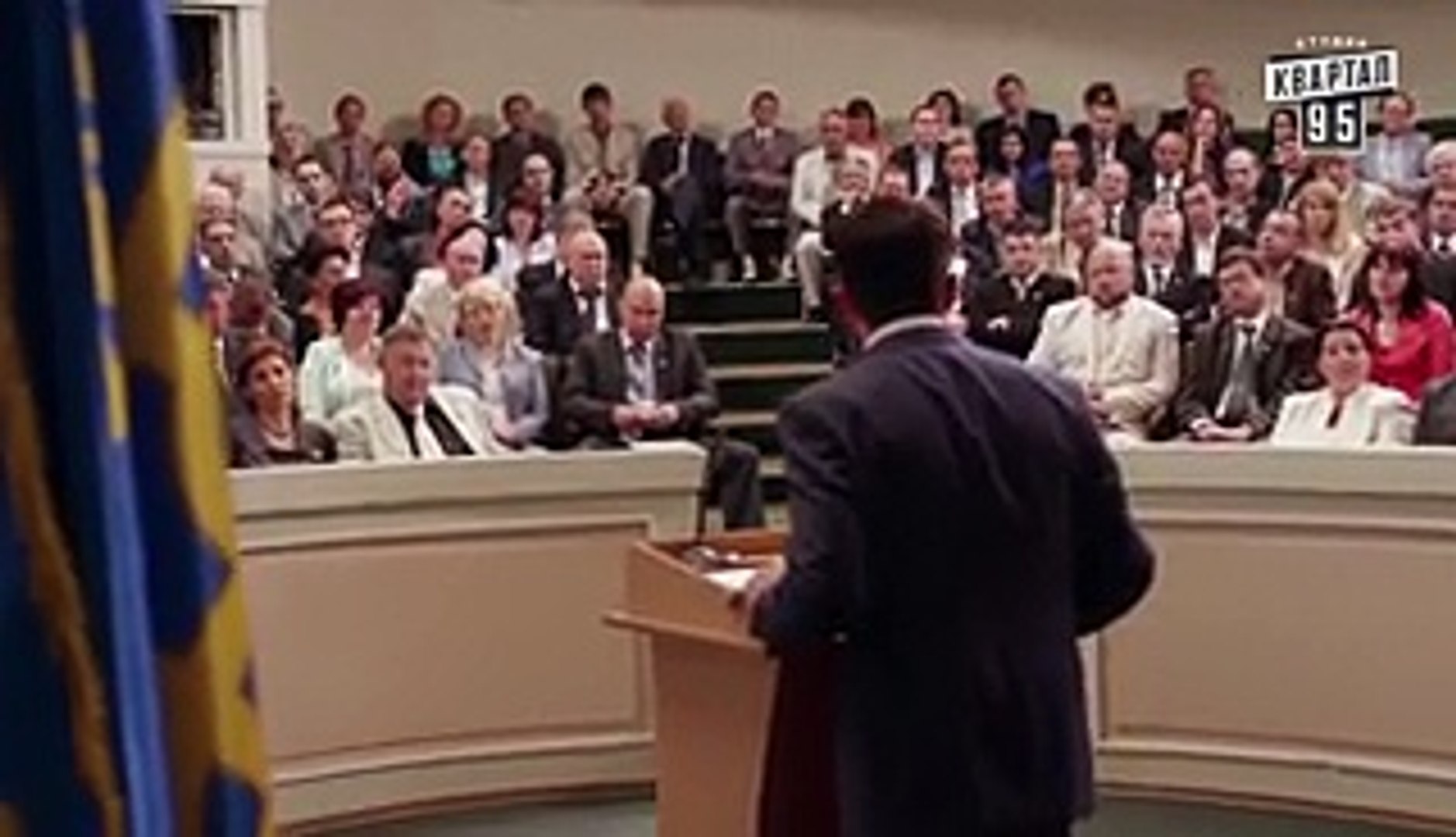 ⁣Зеленський поставив на місце депутатів Верховної Ради України. Фрагмент із серіа