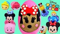 NEW Disney Tsum Tsums Giant Play Doh Surprise Egg & NEW Stackable Figurine Collection Viny