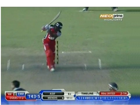 Jeevan Mendis 39 (18) vs Rangpur Riders - Bangladesh Premier League 2015