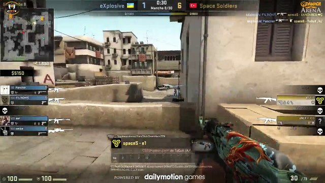 [FR] |BO3 -17:00| eXplosive vs SpaceSoldiers | 99Damage Arena #15 (REPLAY) (2015-11-23 18:05:00 - 2015-11-23 19:08:43)