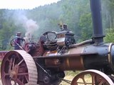 Log splitter with steam engine