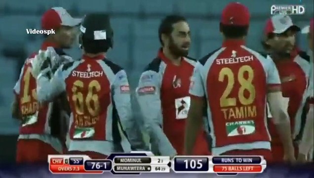 Saeed Ajmal Amazing Bowling 2 Wickets in 3 Balls In BPL