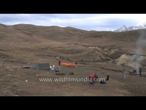 Camping grounds of Dayara Bugyal in Uttarkashi, Uttarakhand