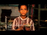 Not Child labour: Young boy enjoys working at shoe factory in Jaipur