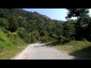 Driving in Sikkim, from Ravangla to Damthang   Part 5