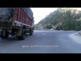 Himalayan Driving from Theog near Shimla to Narkanda in Himachal  Part 1