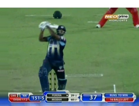 Thisara Perera 43 (17) vs Chittagong Vikings - Bangladesh Premier League 2015