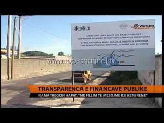 Transparenca e finacave publike - Top Channel Albania - News - Lajme