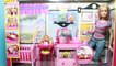 BARBIE BABYSITTER Toy Review Drink & Wet Pee Baby Diaper Girl Feeding Babies Barbie Doll Video