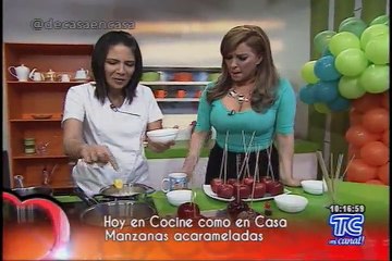 De Casa En Casa - Receta de Manzanas Acarameladas