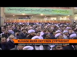 Iran, Ruhani merr zyrtarisht detyrën - Top Channel Albania - News - Lajme