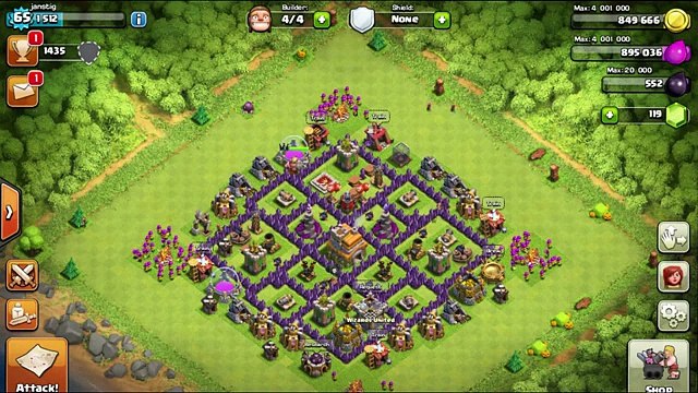 Clash of Clans - TOP 5 TH7 Hybrid Bases - 2015 Bases