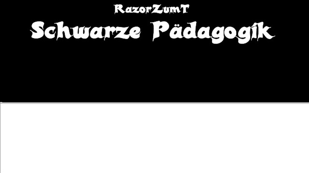 Razor-t - Schwarze Pädagogik (Lyrics)