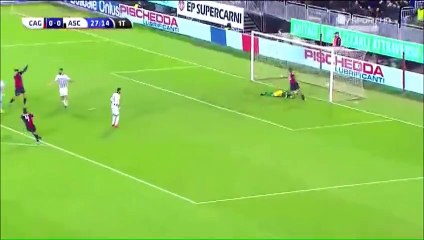 1-0 Niccolò Giannetti Goal Italy Serie B - 23.11.2015, Cagliari Calcio 1-0 Ascol