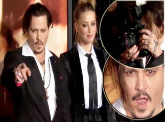 Exclu Vidéo : Amber Heard et Johnny Depp : Un couple qui sait faire le love show !