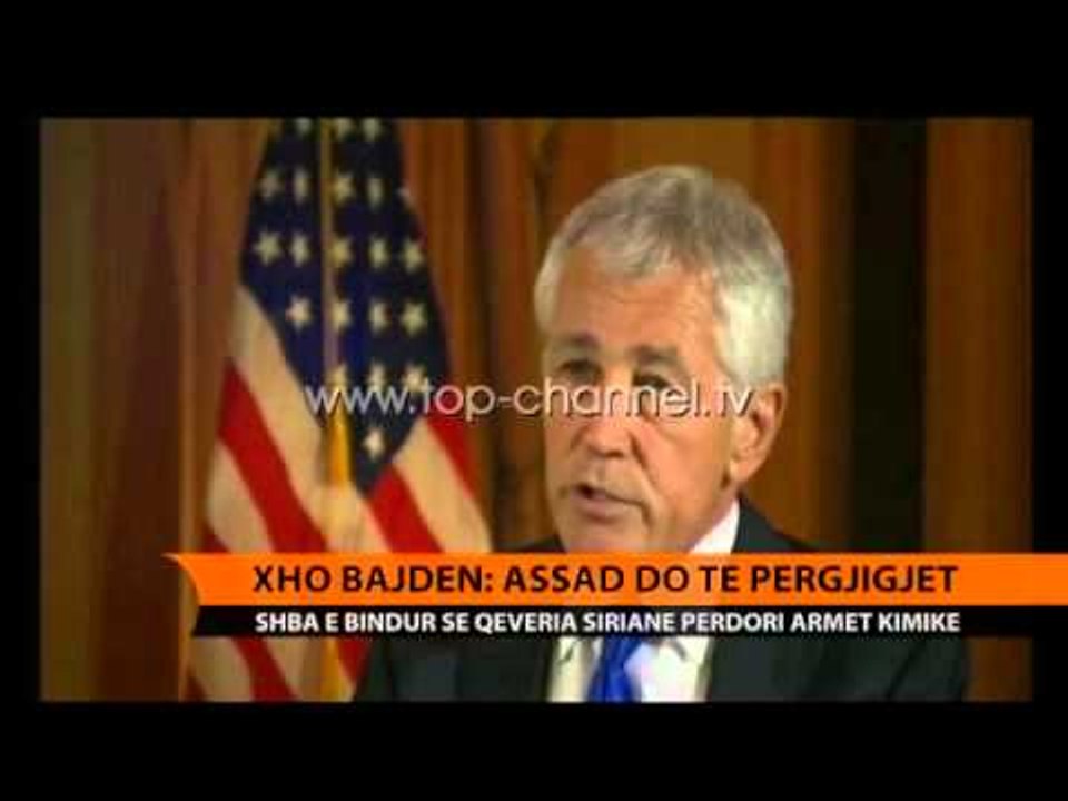 Joe Biden: Assad do të përgjigjet - Top Channel Albania - News - Lajme