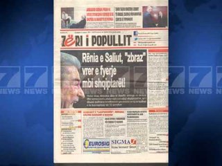 Gazetat shqiptare-Faqet e para te shtypit 6 shtator 2013  - News, Lajme - Kanali 7