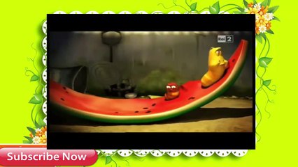 Cartoon for kids Larva funny Slice of watermelon