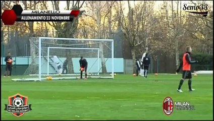 Milan training session 23.11.2015