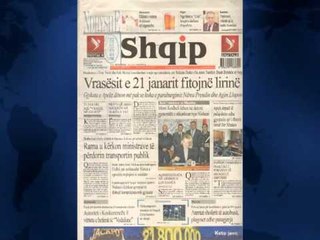 SHTYPI I DITES TITUJT KRYESORE TE FAQEVE TE PARA TE GAZETAVE SHQIPTARE LAJM