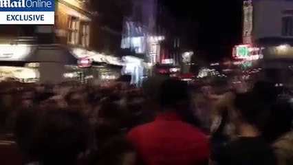 OAP dances at street rave shut down by police in Soho